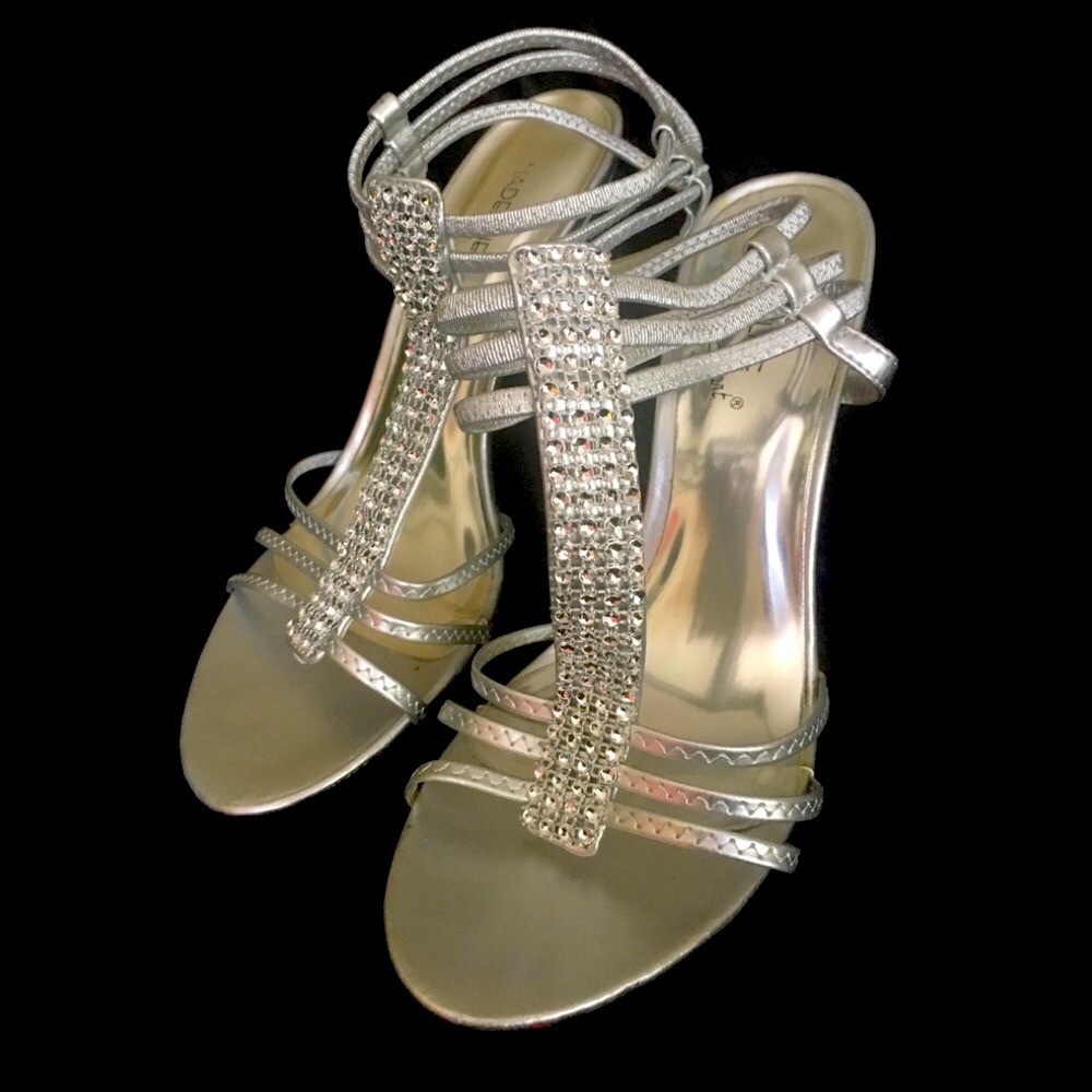 MADELINE STUART  Silver Dress Sandal